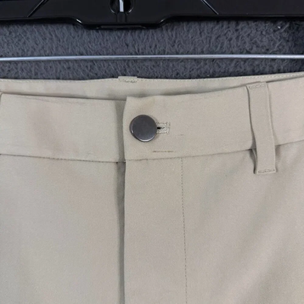Lululemon ABC Pants Mens 36x26 Beige Slim Fit Warpstreme Athleisure